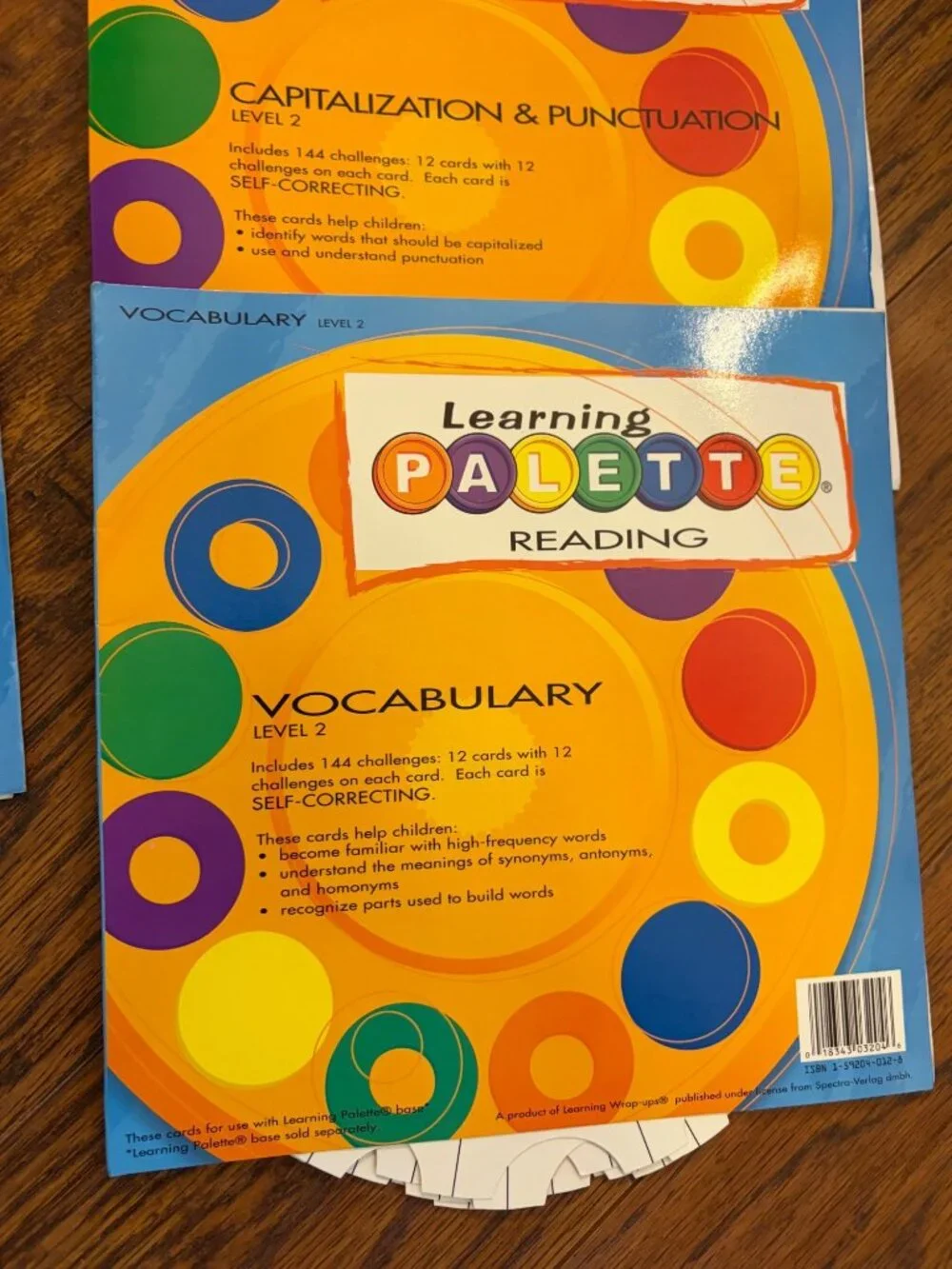 Learning Palette Reading Set 2 Bases & 8 Card Packs Grades 1-2 Set B S3